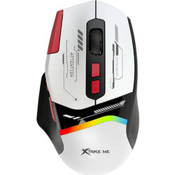 Xtrike-me GM-323 Ενσύρματο Gaming Ποντίκι RGB 12800 DPI White