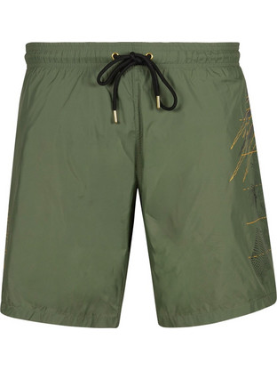 Plein Sport Gold Tiger Ανδρικό Μαγιό Σορτς με Σχέδια Χακί PS26MBL04-65