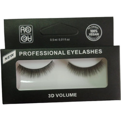 RO Accessories EY173 Βλεφαρίδες Ενιαίες Σετ με Κόλλα 2τμχ