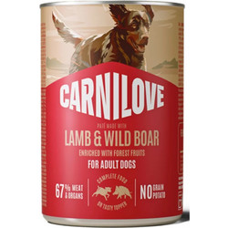 Carnilove Adult Pate Grain Free with Lamb & Wild Boar 400gr
