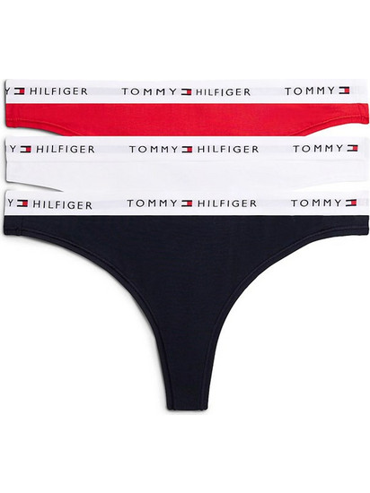 Tommy Hilfiger Γυναικεία String 3Pack UW0UW06445-0WS