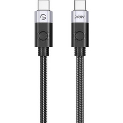 Orico CC240 Braided USB-C to USB-C 240W 1.5m Black ORICO-CC240-15-BK-BP