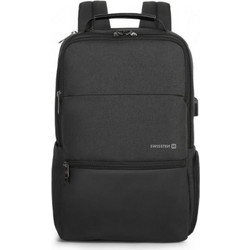 Swissten Αντικλεπτικό Backpack Laptop 15.6" Black 8595217478169