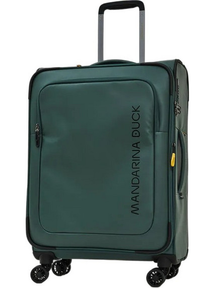Mandarina Duck P10OSV03-16Q Βαλίτσα Μεσαία 67x43x26cm με 4 Ρόδες Πράσινη