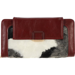Bag to Bag Μεγάλο Γυναικείο Πορτοφόλι με Clip & Φερμουάρ Καφέ Μπεζ YC-03121