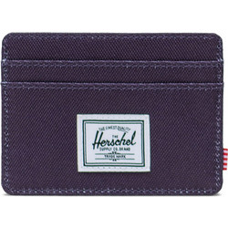 Herschel Μικρό Υφασμάτινο Γυναικείο Πορτοφόλι Καρτών Μωβ Charlie