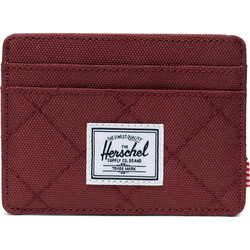 Herschel Μικρό Υφασμάτινο Γυναικείο Πορτοφόλι Καρτών Μπορντό Charlie
