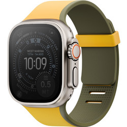 Uniq Revix IV Premium Λουράκι Σιλικόνης Yellow / Green (Apple Watch 44 / 45 / 46 / 49mm)