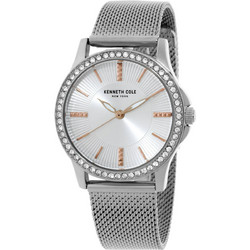 Kenneth Cole Γυναικείο Ρολόι με Ασημί Μεταλλικό Μπρασελέ KCWLG2176802