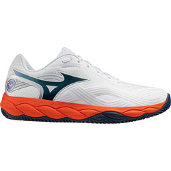 Mizuno Wave Enforce Clay Ανδρικά Αθλητικά Παπούτσια για Τένις Λευκά 61GC2634-02