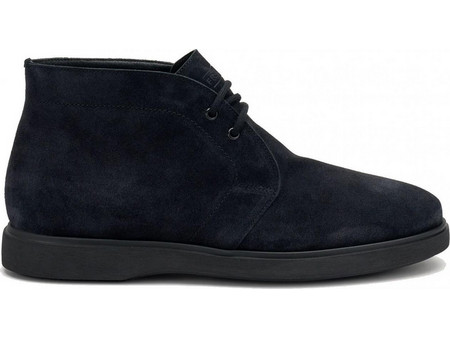 Frau Ανδρικά Μποτάκια Suede Navy Μπλε 20A6