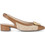 Gabor Ανατομικές Γόβες Slingback Δερμάτινες με Χοντρό Χαμηλό Τακούνι Ταμπά 81526-48