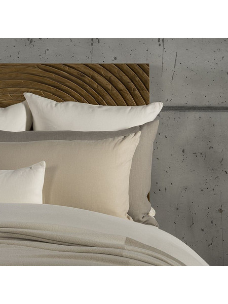 Celso de Lemos Σεντόνι Διπλό Βαμβακερό με Λάστιχο 270x300 Moon Linen 991 Perle