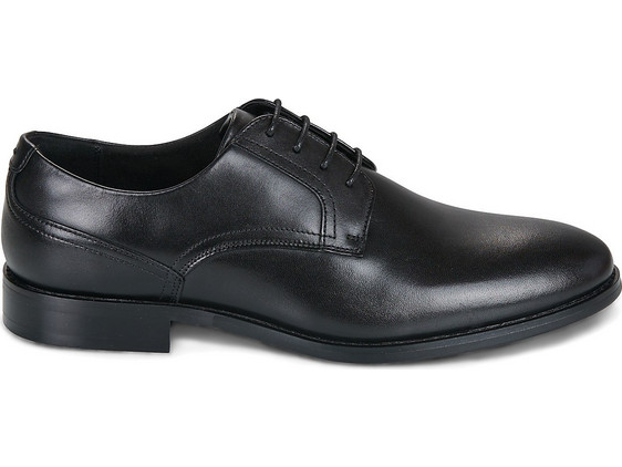 Clarks Bowburn Ανδρικά Σκαρπίνια Derby Δερμάτινα Μαύρα 26189035