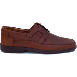 Boxer Ανδρικά Μοκασίνια Boat Shoes Δερμάτινα Καφέ 10066