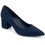Elenross Γόβες Suede με Χοντρό Χαμηλό Τακούνι Navy Μπλε GS10290W-BLU