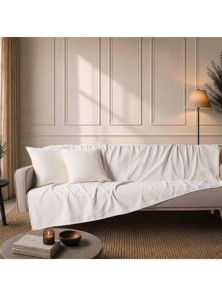 Teoran Ριχτάρι Τριθέσιου Καναπέ 180x300 Bolton 01 Ivory