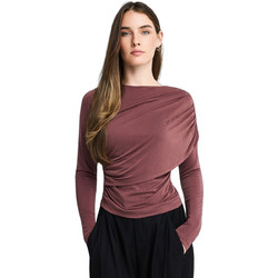 Funky Buddha Γυναικείο Χειμερινό Top Σοκολατί FBL014-105-17