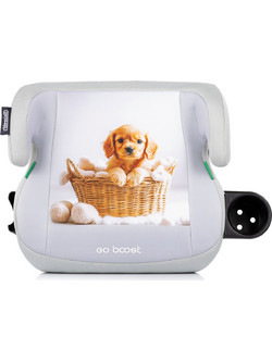 Chipolino Go Boost Puppy Κάθισμα Αυτοκινήτου Booster i-Size ISOfix Grey