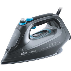 Braun TexStyle 9 SI 9188 E BK Σίδερο Ατμού 2800W με Κεραμική Πλάκα