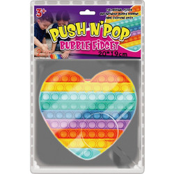 Gama Brands Rainbow Pop It Καρδιά Πολύχρωμο