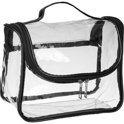 1256649 Γυναικείο Νεσεσέρ Ταξιδίου 22.5x11x21cm Διαφανές
