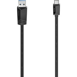 Hama 200651 USB-A to USB-C 0.75m Black