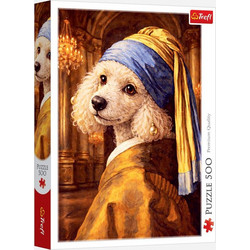Puzzle Trefl Poodle με Πέρλες 500 Κομμάτια
