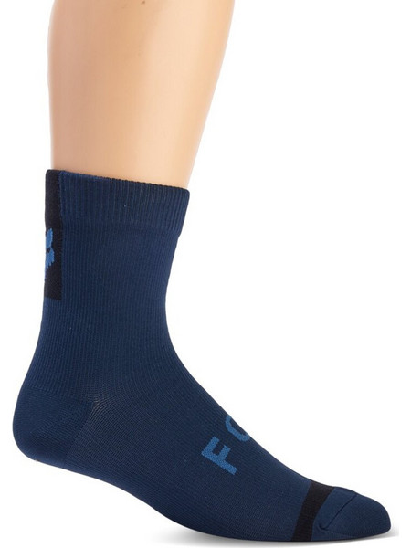 Fox Racing Defend Ανδρικές Κάλτσες Ψηλές με Σχέδια Navy Μπλε 31525-329