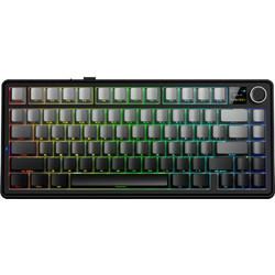 Aula F75 Max Ασύρματο Μηχανικό Gaming Πληκτρολόγιο TenKeyLess με LEOBOG Reaper Διακόπτες RGB Black