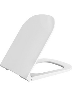 Elvit 0297 Καπάκι Λεκάνης Τετράγωνο από Βακελίτη Soft Close Λευκό 43.8x35.9cm 0297-ELVIT