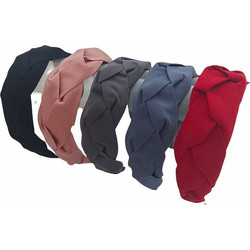 RO Accessories Στέκα Μαλλιών Υφασμάτινη Μπλε C85444-D