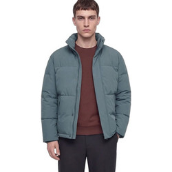 Jack & Jones Ανδρικό Μπουφάν Χειμωνιάτικο Puffer Πετρόλ 12298861