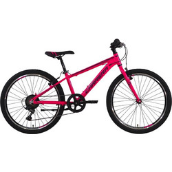 Carrera Junior Rigid Παιδικό Mountain Bike 24" με 7 Ταχύτητες Ροζ Μωβ