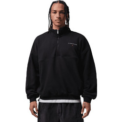 Jordan Flight Fleece Quarter-Zip Ανδρικό Αθλητικό Φούτερ Μαύρο IW6366-010