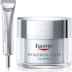Eucerin Hyaluron-Filler & 3x Effect Day Cream SPF30 50ml + Eye Cream 15ml