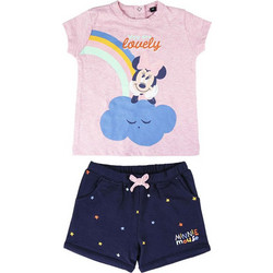 Cerda Minnie Mouse Βρεφικό Σετ για Κορίτσι Καλοκαιρινό Ροζ Navy Μπλε 2200005194