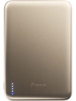 BMX SolidSafe Air Wireless Magsafe Power Bank 5000mAh 15W με Θύρα USB-C Gold