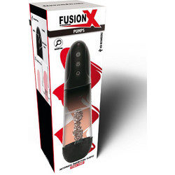 Hidden Desire Fusion X Magnify Μεγεθυντής Έλξης Πέους 31cm Μαύρος