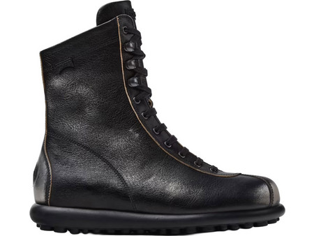 Camper Soweto Pelotas Ariel Γυναικεία Μποτάκια Αστραγάλου Δερμάτινα Μαύρα 44695-090