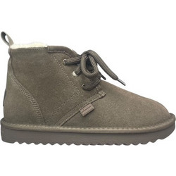 D.Franklin Γυναικεία Μποτάκια Suede Ανθρακί DFSH426016