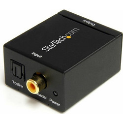 StarTech UNIRAILS2U Μετατροπέας Ήχου DAC Toslink Female to RCA Female