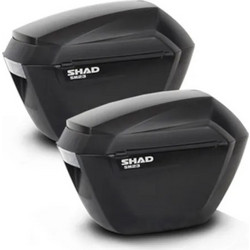 Shad SH23 Σετ Πλαϊνές Βαλίτσες Μηχανής 2x23lt Μαύρες