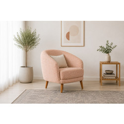All4Home Πολυθρόνα Ροζ Smart 2770000720