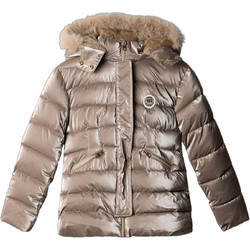 Ebita Παιδικό Μπουφάν Χειμωνιάτικο Puffer Καφέ 267076