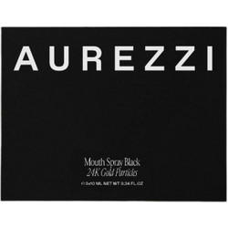 Aurezzi Black 24K Gold Particles Spray για Δροσερή Αναπνοή 3x10ml
