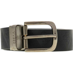 Guess Ανδρική Ζώνη Δερμάτινη Μαύρη Καφέ M6YZ26L0112-JBLK