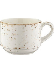 Bonna Grain Σετ Φλιτζάνια Cappuccino & Τσαγιού Πορσελάνης Μπεζ 210ml 6τμχ GRABNC01CF