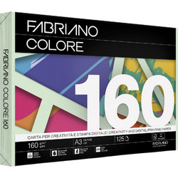 Fabriano Χαρτί Α3 160gr/m² 125 Φύλλα Verde Chiaro 19975516042