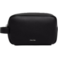 Calvin Klein Raised Dopp Kit Ανδρικό Νεσεσέρ Ταξιδίου Μαύρο